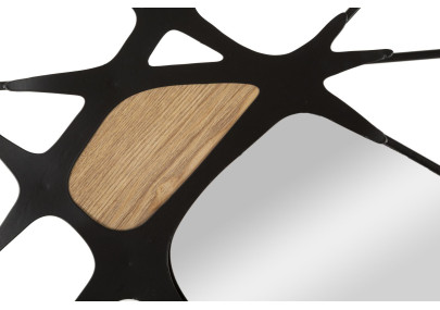 Panneau mural en fer ABSY – Minimalisme raffiné pour un mur stylé (114 x 2 x 80 cm)