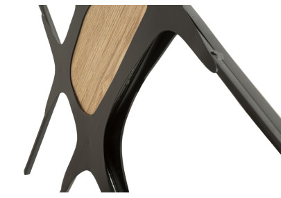 Panneau mural en fer ABSY – Minimalisme raffiné pour un mur stylé (114 x 2 x 80 cm)