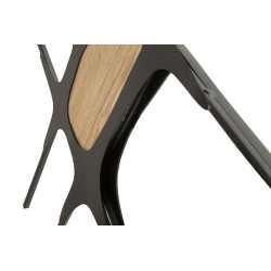 Panneau mural en fer ABSY – Minimalisme raffiné pour un mur stylé (114 x 2 x 80 cm)