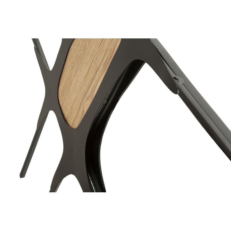 Panneau mural en fer ABSY – Minimalisme raffiné pour un mur stylé (114 x 2 x 80 cm)