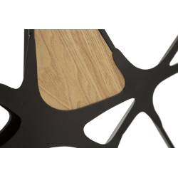 Panneau mural en fer ABSY – Minimalisme raffiné pour un mur stylé (114 x 2 x 80 cm)