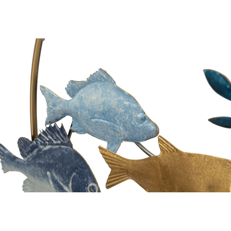 Panneau mural en fer MARINE – Élégance et esprit marin (77 x 5 x 63 cm)