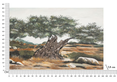 Peinture à l’huile d’olive L – Une touche méditerranéenne sur toile (120 x 3,8 x 80 cm)