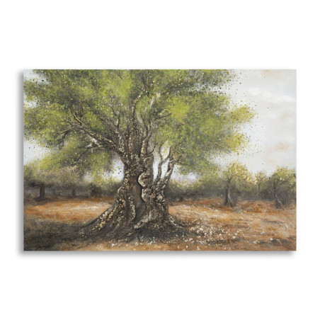 Peinture à l’huile d’olive C – Luxe et authenticité artistique (120 x 3,8 x 80 cm)