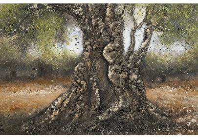 Peinture à l’huile d’olive C – Luxe et authenticité artistique (120 x 3,8 x 80 cm)