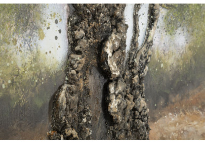 Peinture à l’huile d’olive C – Luxe et authenticité artistique (120 x 3,8 x 80 cm)