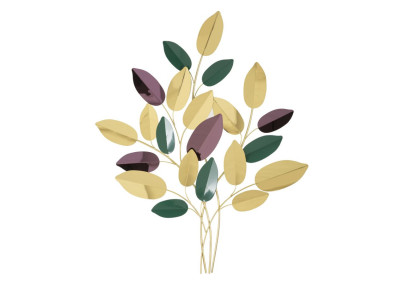 Panneau mural coloré – Explosion de couleurs et énergie vibrante (81,9 x 3,8 x 97 cm)