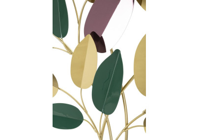 Panneau mural coloré – Explosion de couleurs et énergie vibrante (81,9 x 3,8 x 97 cm)