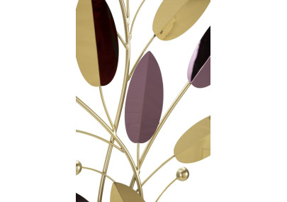 Panneau mural coloré – Palette chromatique moderne (59 x 3,8 x 98,4 cm)