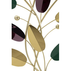 Panneau mural coloré – Palette chromatique moderne (59 x 3,8 x 98,4 cm)