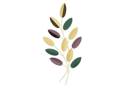 Panneau mural coloré – Petit format, grand impact décoratif (31 x 1,9 x 61 cm)