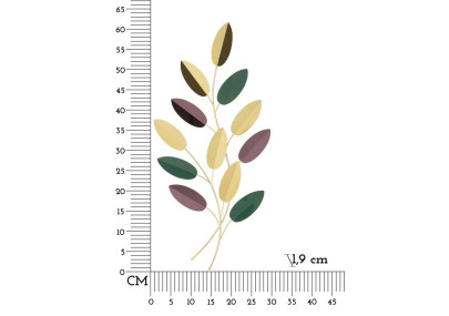 Panneau mural coloré – Petit format, grand impact décoratif (31 x 1,9 x 61 cm)