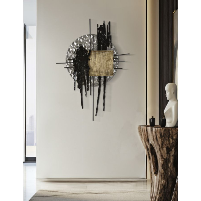 Panneau mural CRIPTON H – Design contemporain et audacieux (71,8 x 6,4 x 100 cm)