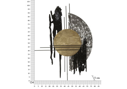 Panneau mural CRIPTON B – Lignes modernes et chic (78 x 5 x 102 cm)