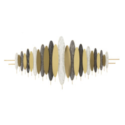 Panneau mural OLIGRAMME – Sculpture murale XXL en fer (149 x 5 x 70 cm)