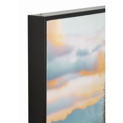 Impression sur toile laquée Cactus H – Grandeur et modernité murale (60 x 4 x 90 cm)