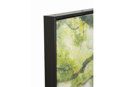 Impression sur toile laquée Forêt – Nature et profondeur sur vos murs (90 x 4 x 60 cm)