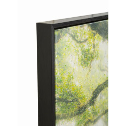 Impression sur toile laquée Forêt – Nature et profondeur sur vos murs (90 x 4 x 60 cm)