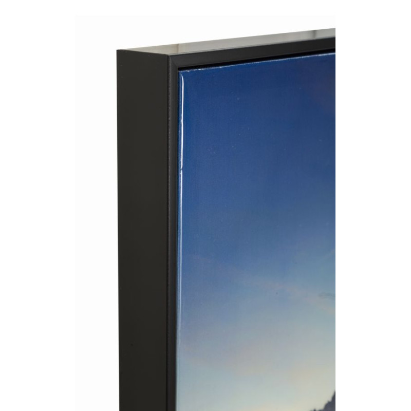 Impression sur toile laquée Lac – Sérénité et modernité (90 x 4 x 60 cm)