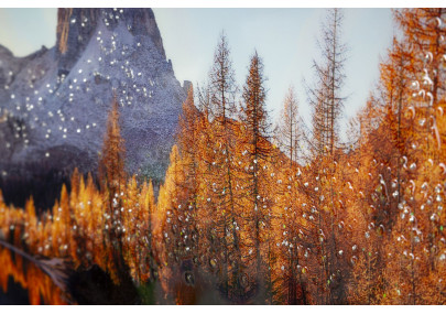 Impression sur toile laquée Lac – Sérénité et modernité (90 x 4 x 60 cm)