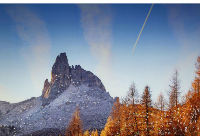 Impression sur toile laquée Lac – Sérénité et modernité (90 x 4 x 60 cm)