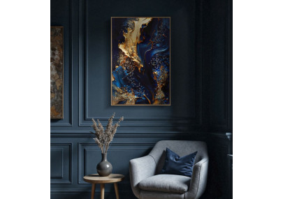 Impression sur toile laquée Andromède A – L’univers sur votre mur (60 x 4 x 90 cm)