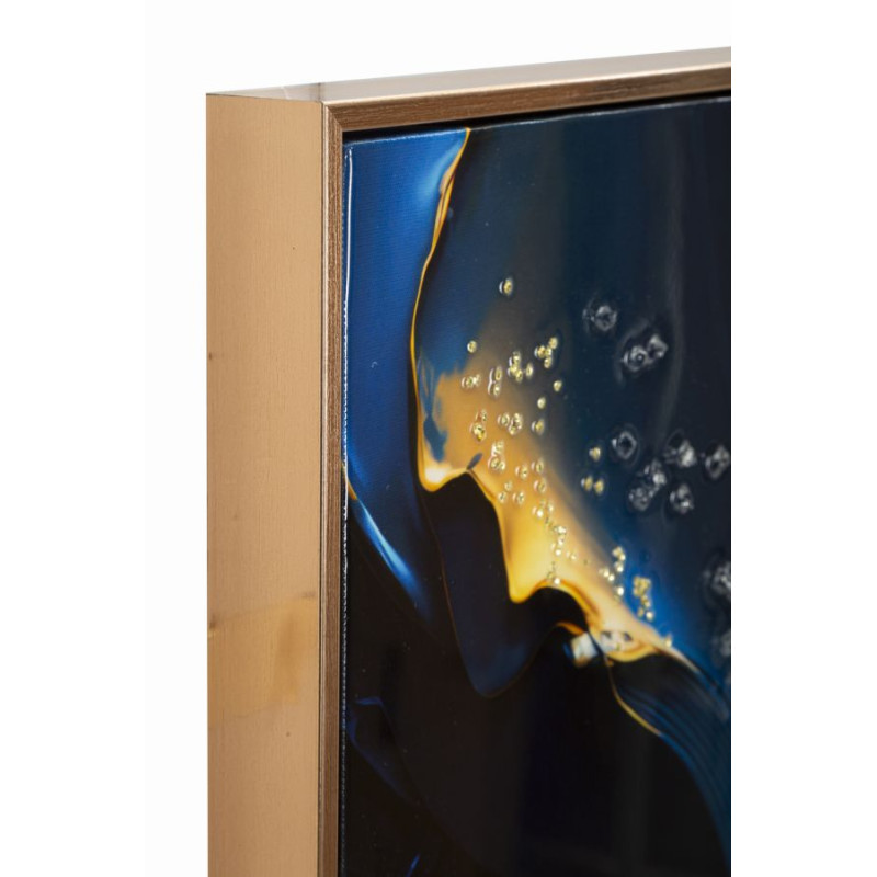 Impression sur toile laquée Andromède B – Voyage cosmique et couleurs (60 x 4 x 90 cm)