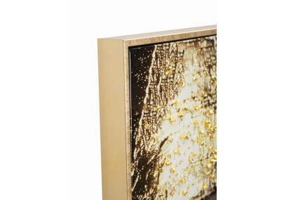 Toile laquée Nairobi B – Chic et raffinement mural (52 x 4 x 102 cm)