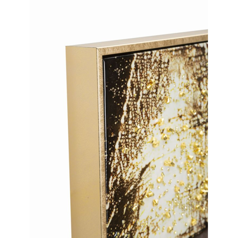 Toile laquée Nairobi B – Chic et raffinement mural (52 x 4 x 102 cm)