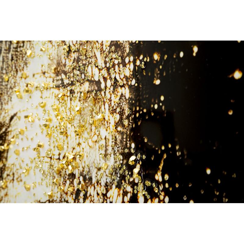 Toile laquée Nairobi B – Chic et raffinement mural (52 x 4 x 102 cm)