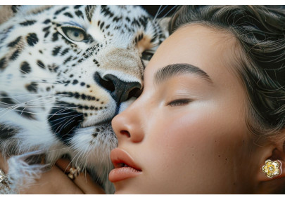 Toile laquée Moira A – Sophistication et couleurs subtiles (52 x 4 x 102 cm)