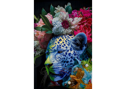 Toile laquée Moira B – Élégance moderne et design (52 x 4 x 102 cm)