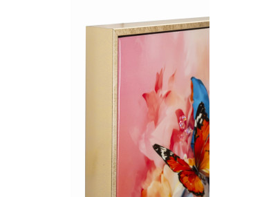 Peinture sur toile laquée Marty H – Art et sophistication murale (62 x 4 x 92 cm)