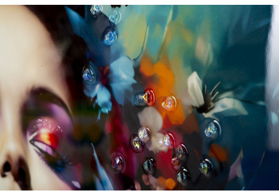 Peinture sur toile laquée Marty H – Art et sophistication murale (62 x 4 x 92 cm)