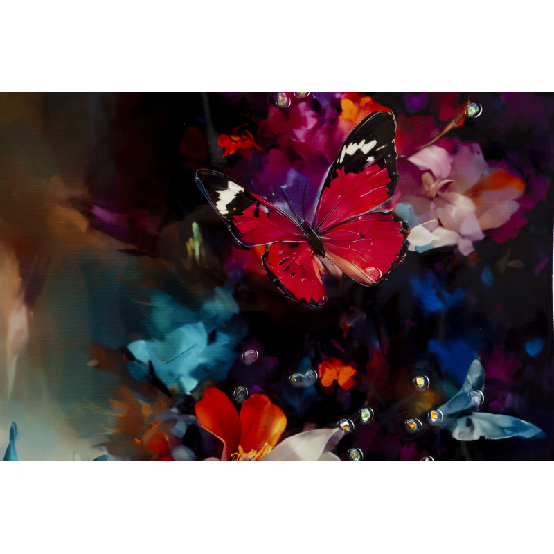 Peinture sur toile laquée Marty H – Art et sophistication murale (62 x 4 x 92 cm)