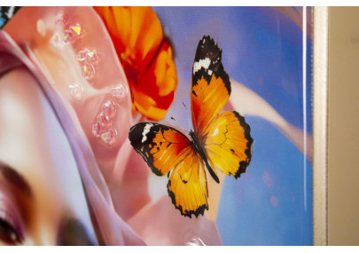 Peinture sur toile laquée Marty B – Créativité et style (62 x 4 x 92 cm)