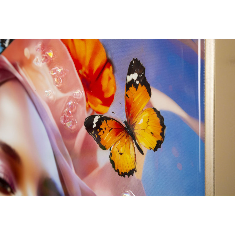 Peinture sur toile laquée Marty B – Créativité et style (62 x 4 x 92 cm)