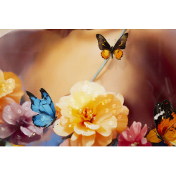 Peinture sur toile laquée Marty B – Créativité et style (62 x 4 x 92 cm)