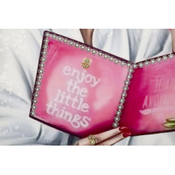 Spa de luxe en toile laquée H – Luxe et raffinement décoratif (82 x 4 x 82 cm)