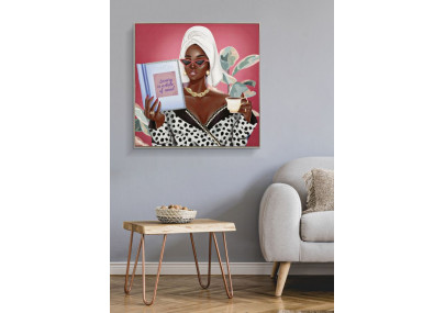 Spa de luxe en toile laquée B – Sophistication XXL (82 x 4 x 82 cm)