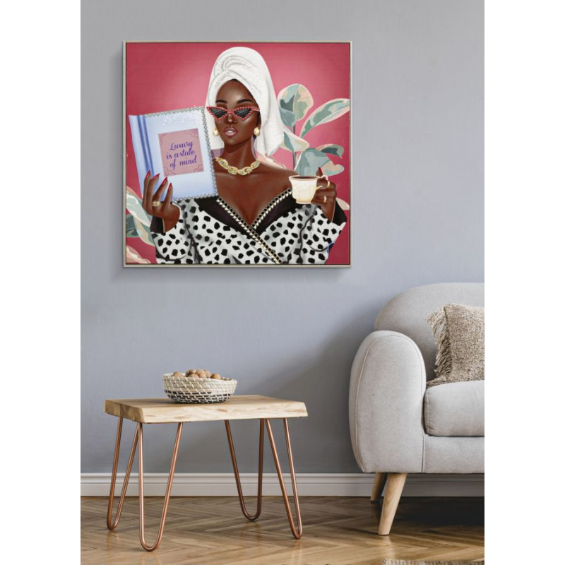 Spa de luxe en toile laquée B – Sophistication XXL (82 x 4 x 82 cm)