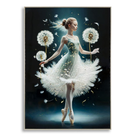 Tableau sur toile laquée A – Design et modernité (72 x 4 x 102 cm)