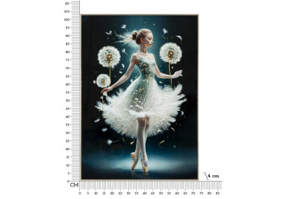 Tableau sur toile laquée A – Design et modernité (72 x 4 x 102 cm)