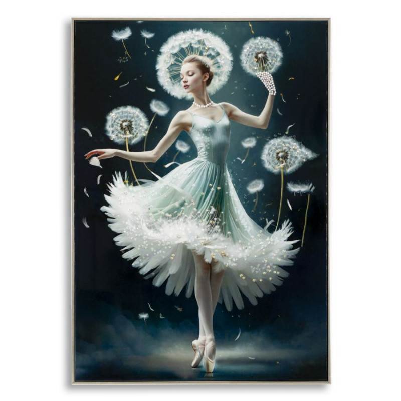 **Italiano:**

Quadro su tela laccata B – Stile contemporaneo e raffinatezza (72 x 4 x 102 cm)