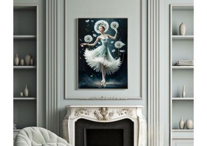 Quadro em tela envernizada B – Estilo contemporâneo e requinte (72 x 4 x 102 cm)