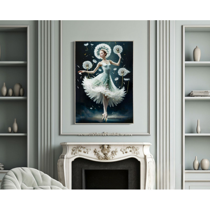 Quadro em tela envernizada B – Estilo contemporâneo e requinte (72 x 4 x 102 cm)