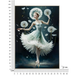 Quadro em tela envernizada B – Estilo contemporâneo e requinte (72 x 4 x 102 cm)