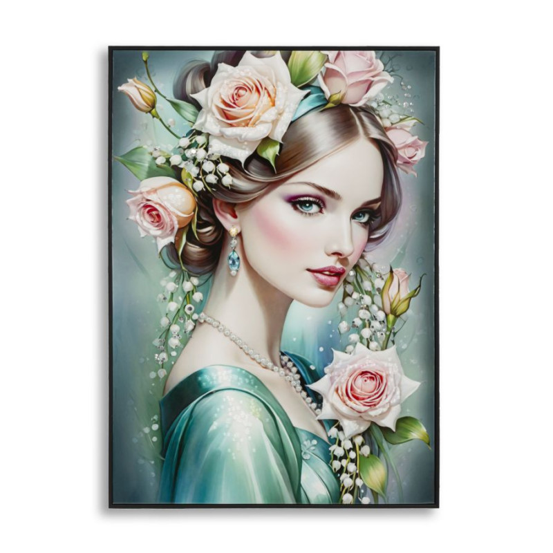 Tela laccata fantasia A – Esplosione creativa sul muro (72 x 4 x 102 cm)