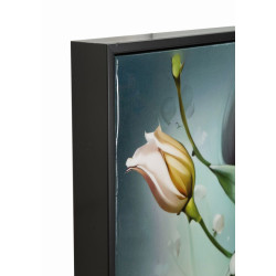 Toile laquée fantaisie A – Explosion créative sur mur (72 x 4 x 102 cm)