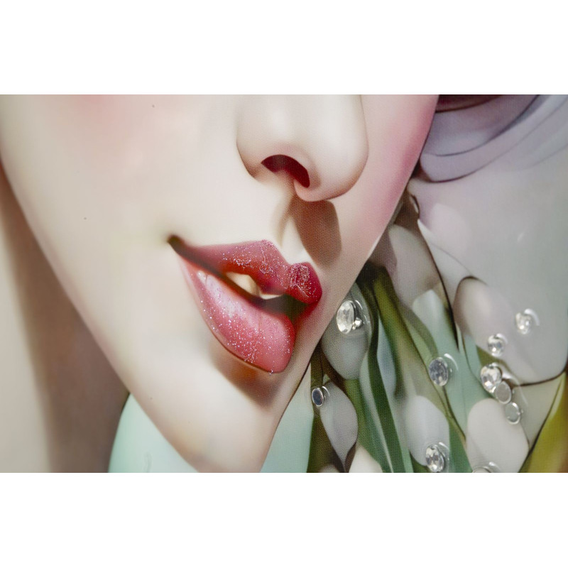 Tela laccata fantasia A – Esplosione creativa sul muro (72 x 4 x 102 cm)